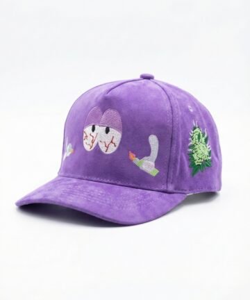 Gorra Starboyz x Toallin morada snapback