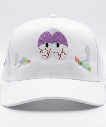 Gorra Starboyz x Toallin blanca snapback