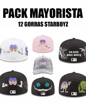 Pack mayorista 12 gorras Starboyz