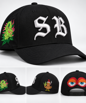 Gorra Negra SB — Pepe el Pollo: Ojos Rojos